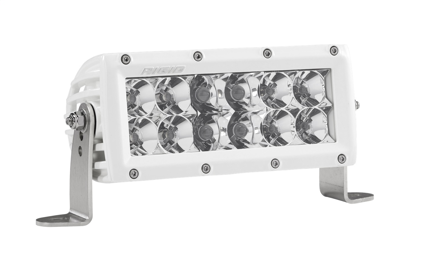 RIGID Industries 806313 Rigid E-Series Pro Led Light, Spot/flood Combo, 6 Inch, White Housing