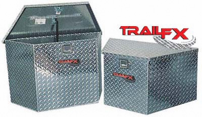 TrailFX 201191 Aluminum Trailer Tongue Tool Box with Single Lid
