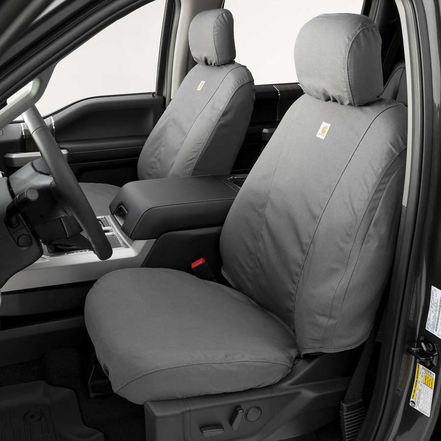 Covercraft SSC3458CAGY Carhartt Seat Covers Front Row Gray Silverado 1500