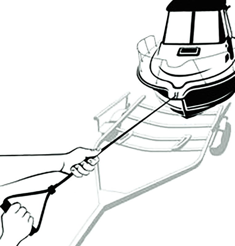 SeaSense 50013240 Solid Braided MFP Anchor Line with Spring Hook 5/16" x 30ft Blue