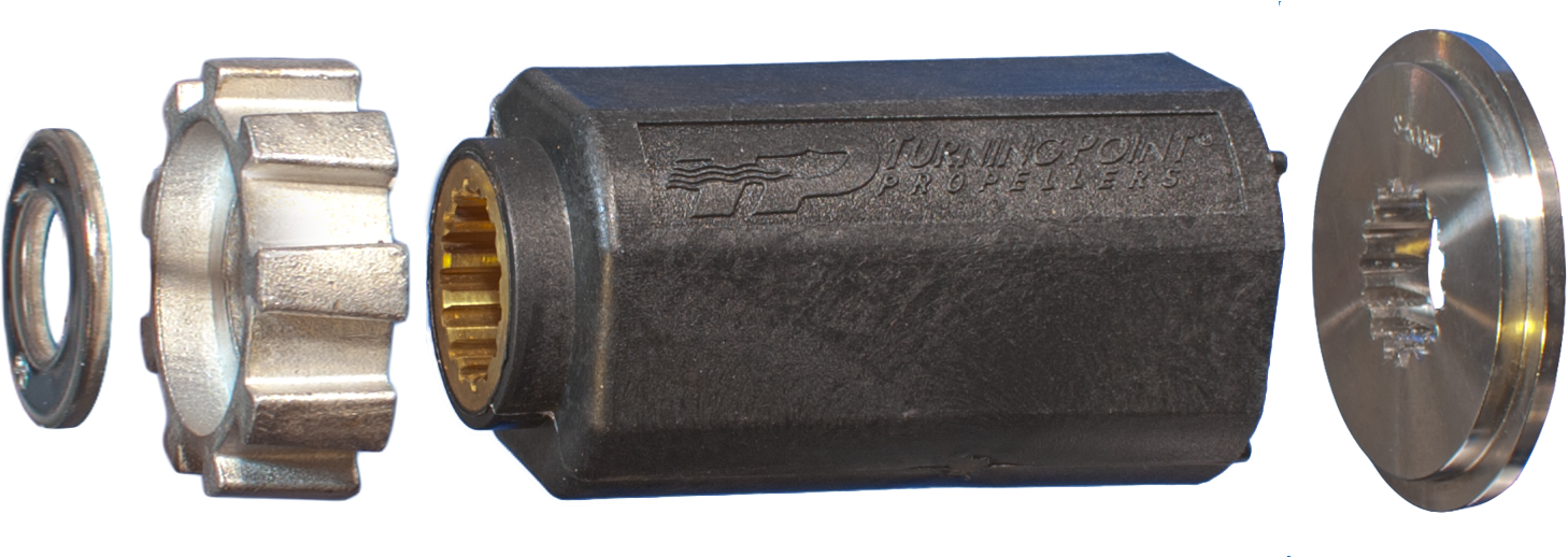 Turning Point Propellers 31511720 Express Mach3 OS 15.6x17 3-Blade Stainless Steel Propeller Left-Hand