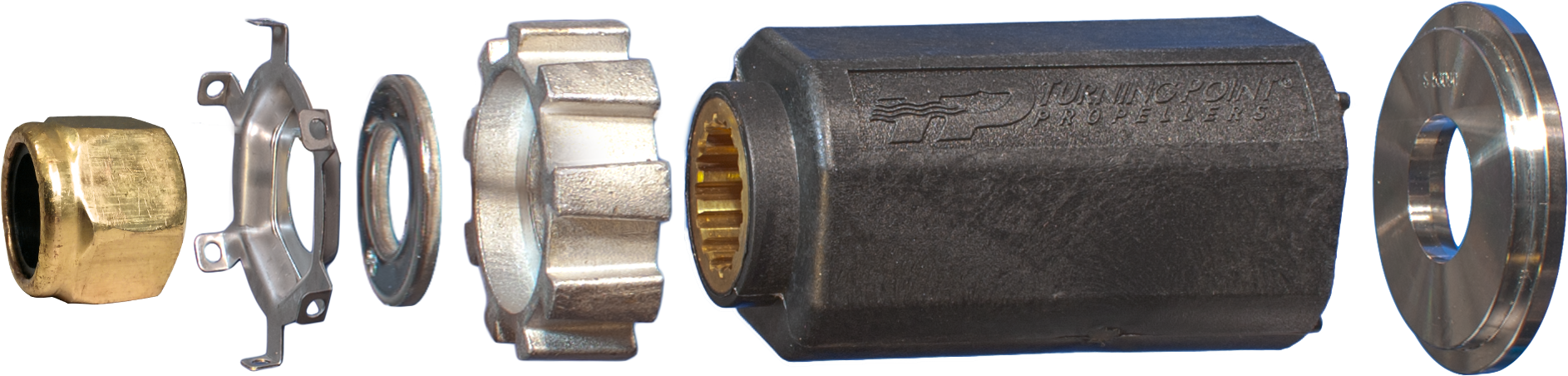 Turning Point Propellers 31512120 Express Mach3 OS 15.6x21 3-Blade Stainless Steel Propeller Left-Hand