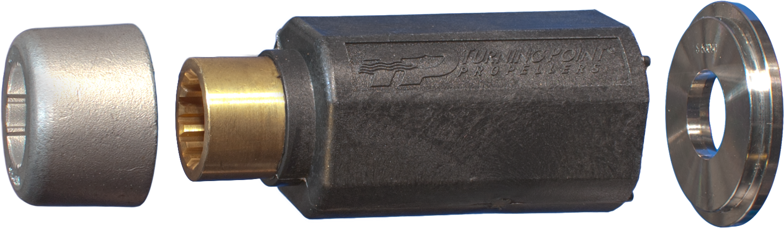 Turning Point Propellers 31512320 Express Mach3 OS 15.6x23 3-Blade Stainless Steel Propeller Left-Hand