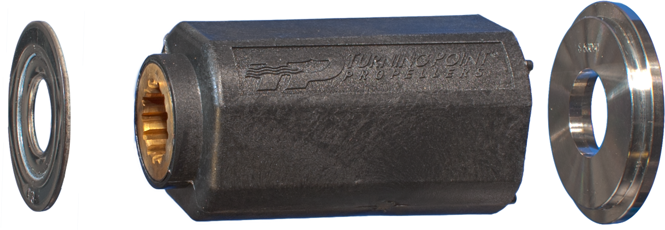 Turning Point Propellers 31511920 Express Mach3 OS 15.6x19 3-Blade Stainless Steel Propeller Left-Hand