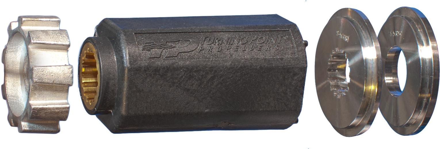 Turning Point Propellers 31431330 Express Mach4 14x13 4-Blade Stainless Steel Propeller RH