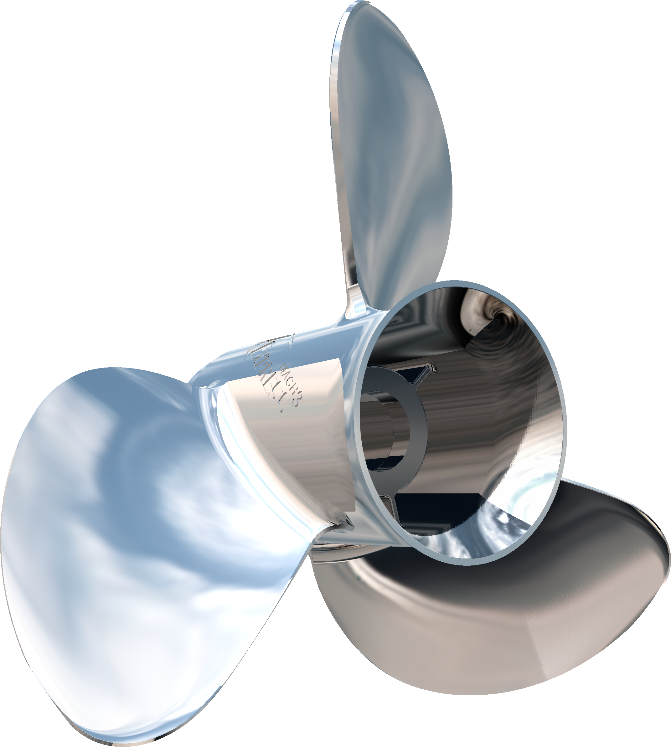 Turning Point Propellers 31511120 Express Mach3 OS 15.6x11 3-Blade Stainless Steel Propeller