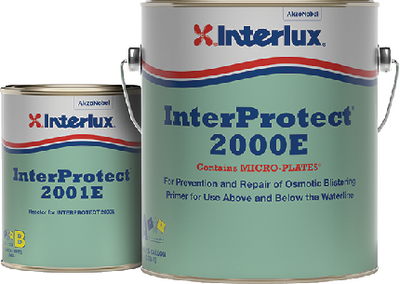 Interlux Paint Y2000VOCKIT/1 Interprotect Low VOC Epoxy Primer Gray Gallon 2-Pack