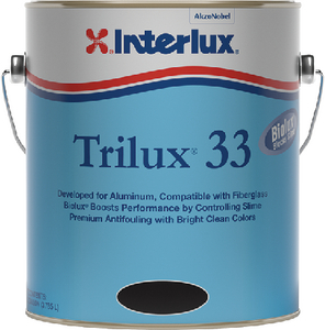 Interlux Paint YBA063/1 Trilux 33 Antifouling Bottom Paint Black Gallon