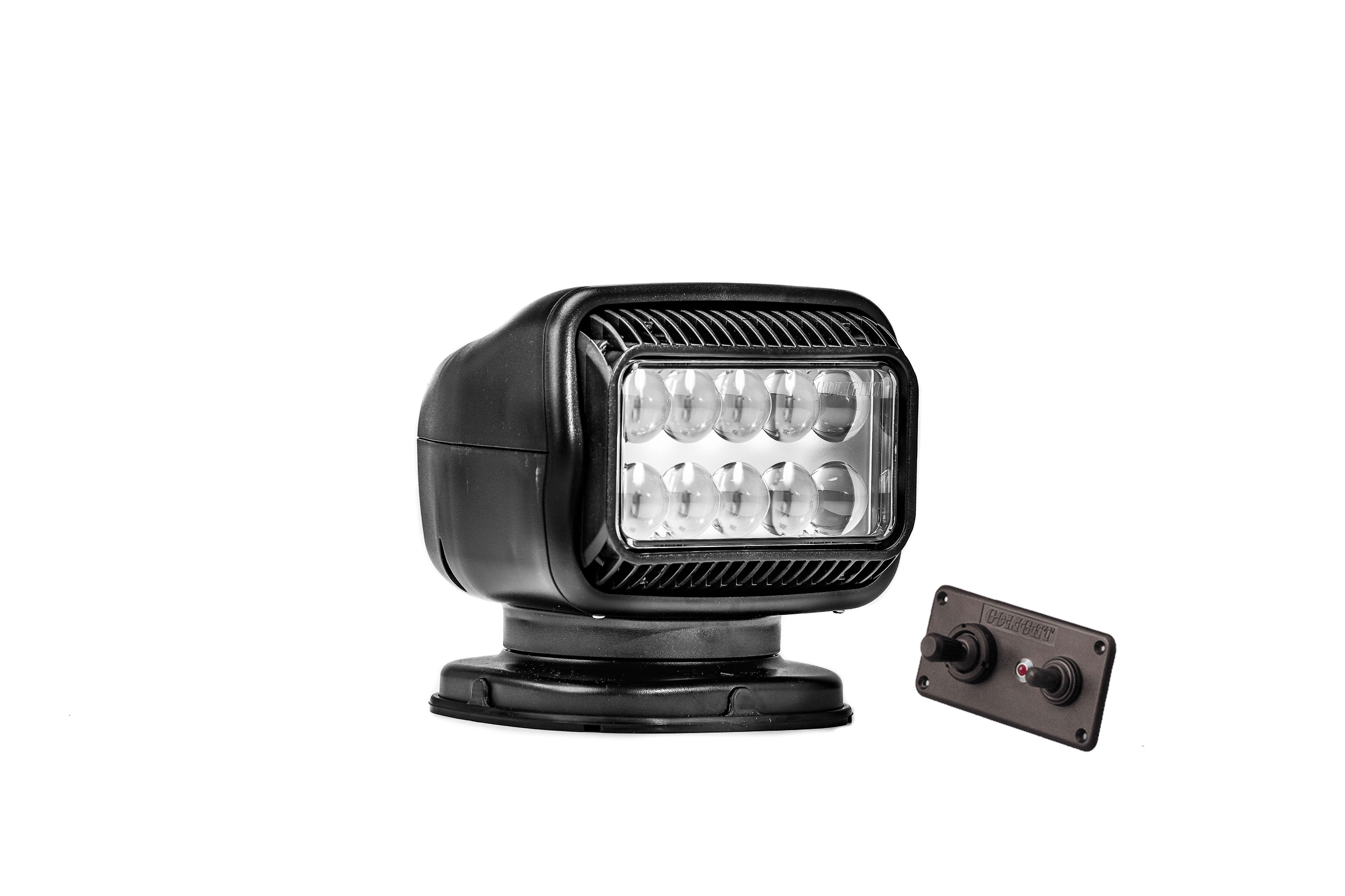Golight 20214GT RadioRay GT Series LED Searchlight Permanent Mount Black
