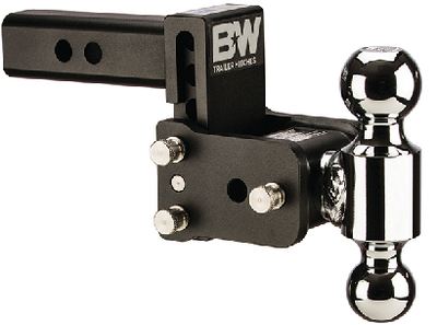 B&W TS10033B Tow and Stow Magnum Dual-Ball Adjustable Hitch Mount