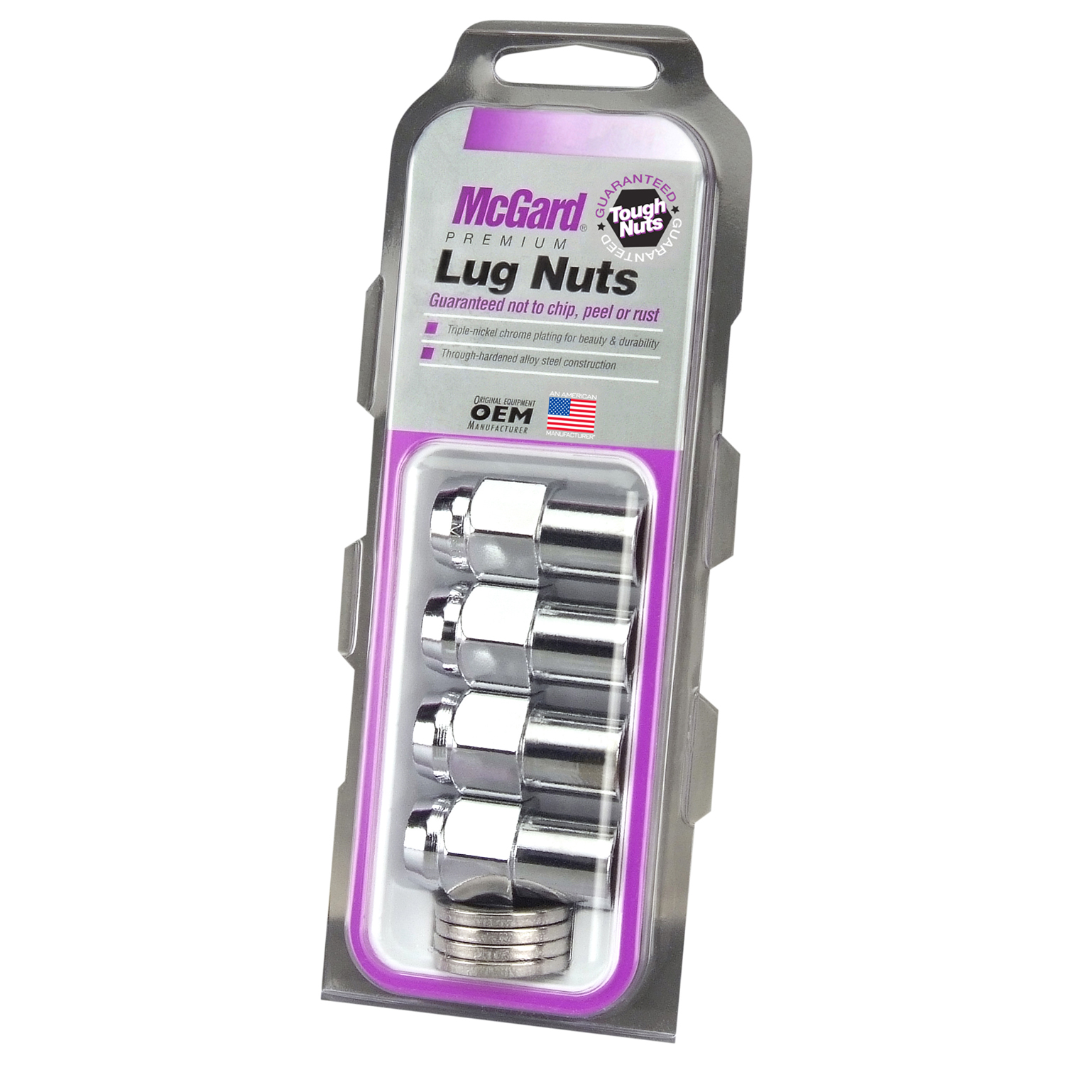 Picture of McGard 61003 Mag/shank Style Lug Nuts-Chrome