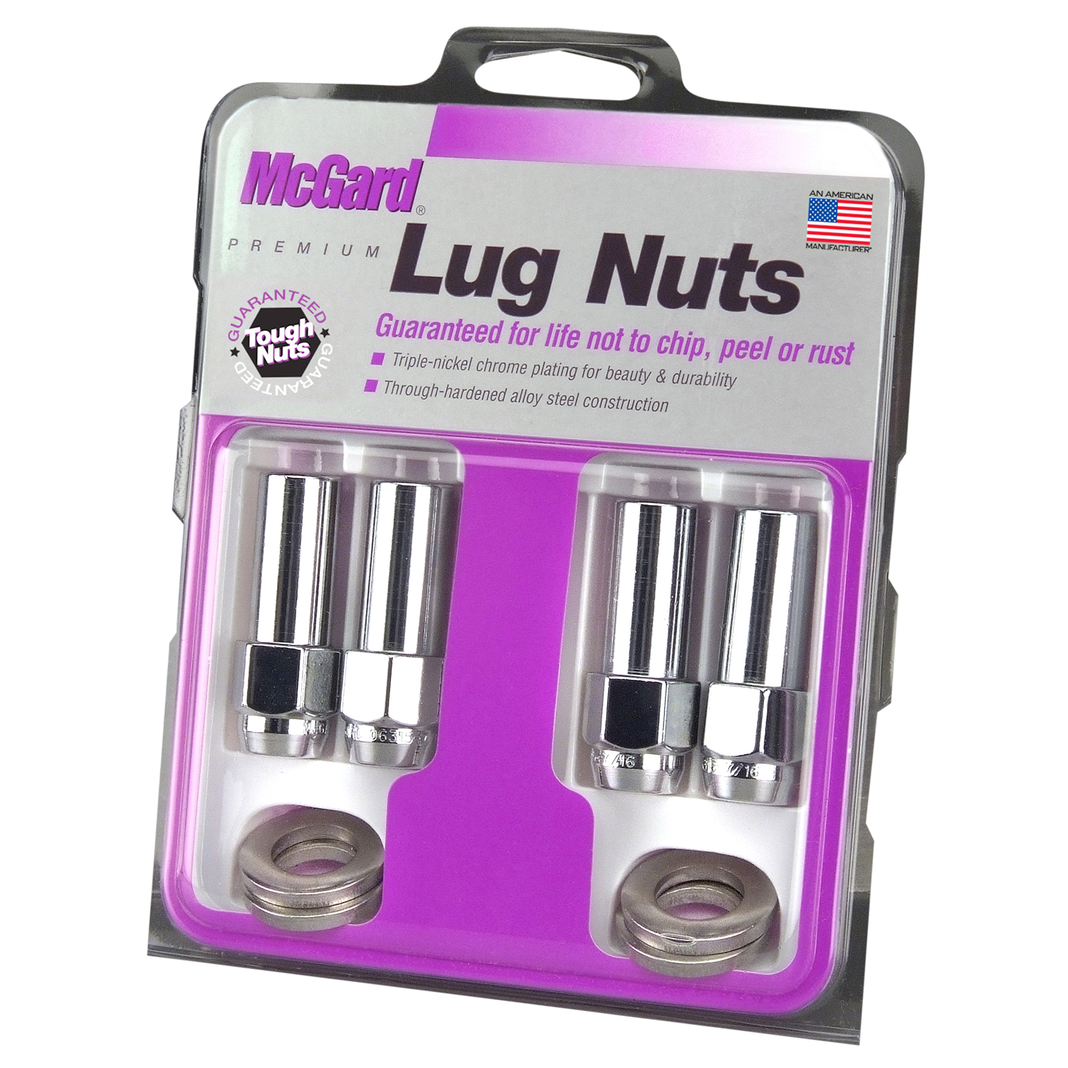Picture of McGard 63016 Mag/shank Style Lug Nuts-Chrome