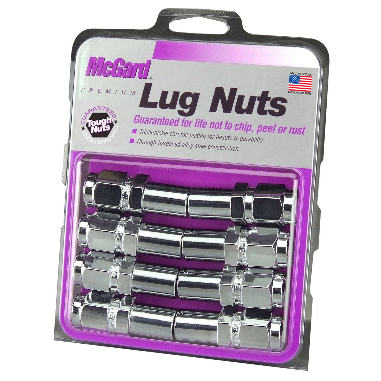 Picture of McGard 62820 Mag/shank Style Lug Nuts-Chrome