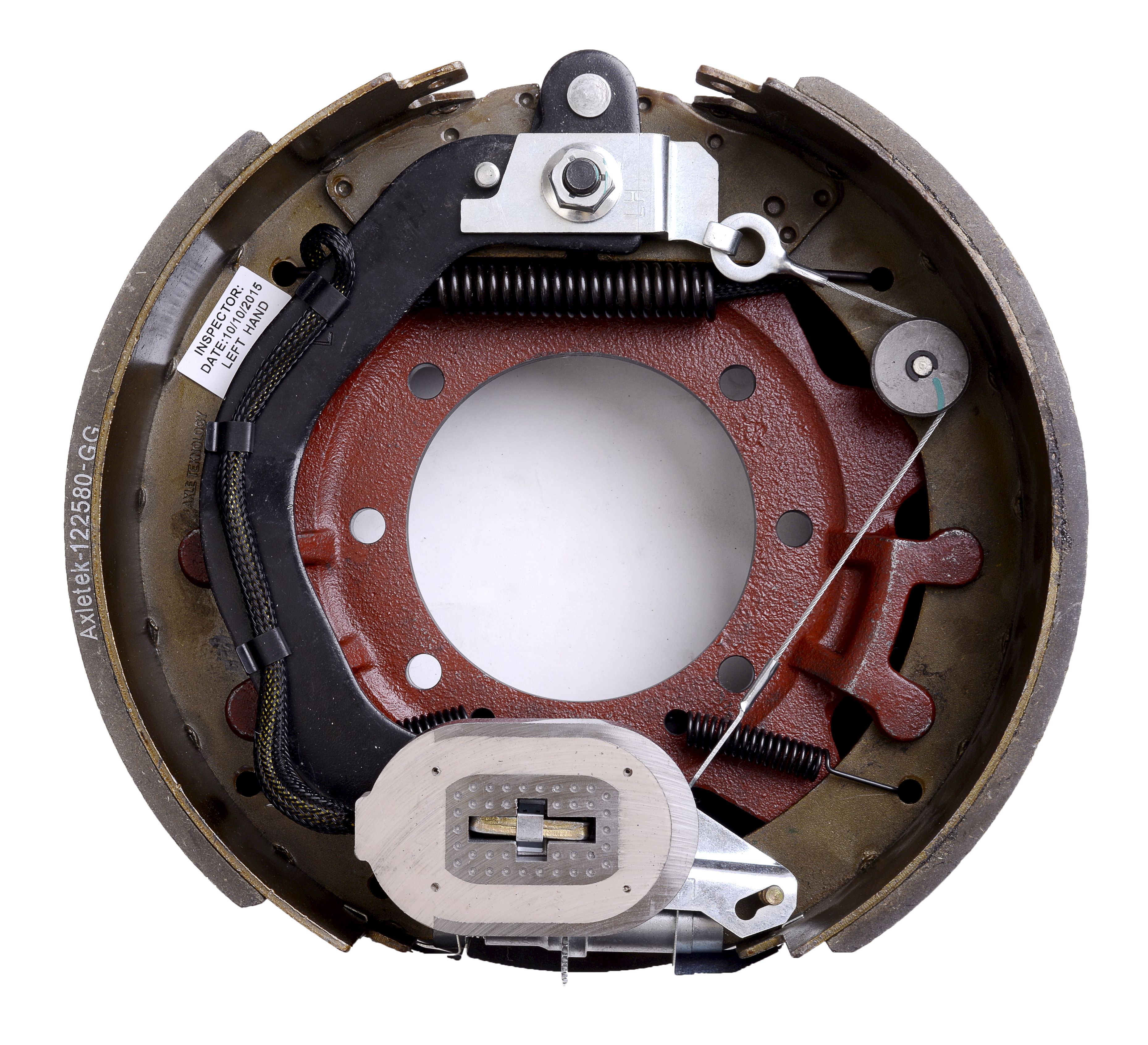 Picture of Husky Towing 33078 12-1/4" x 5" Electric Trailer Brake Assembly Left 12000 lb