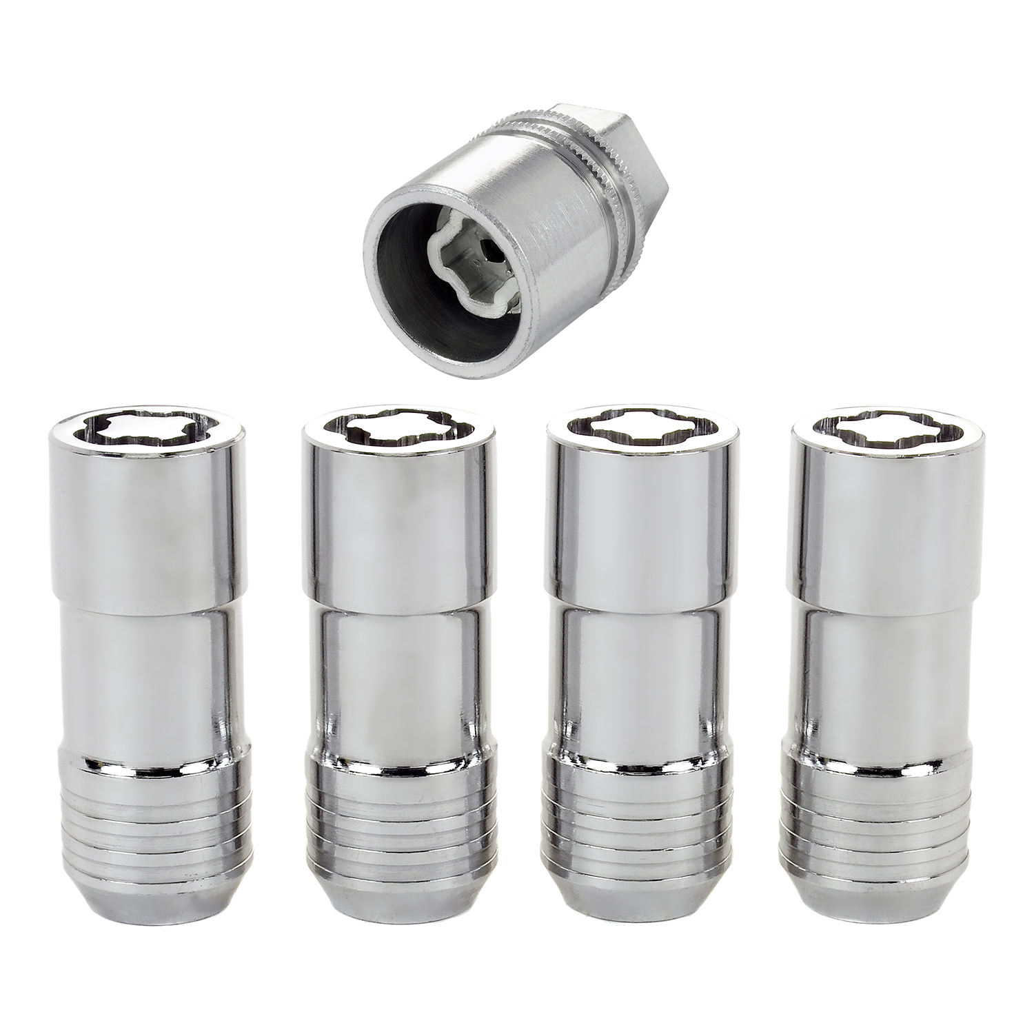 Picture of McGard 24205 Cone Seat Wheel Locks Chrome 13/16" Hex M14x2.0 Set of 4