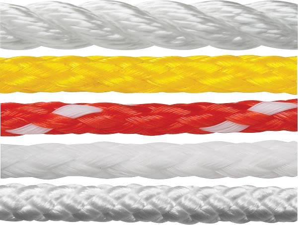 SeaSense 50014053 Bulk Spool 3/8" x 250' White Nylon Diamond Braid Rope