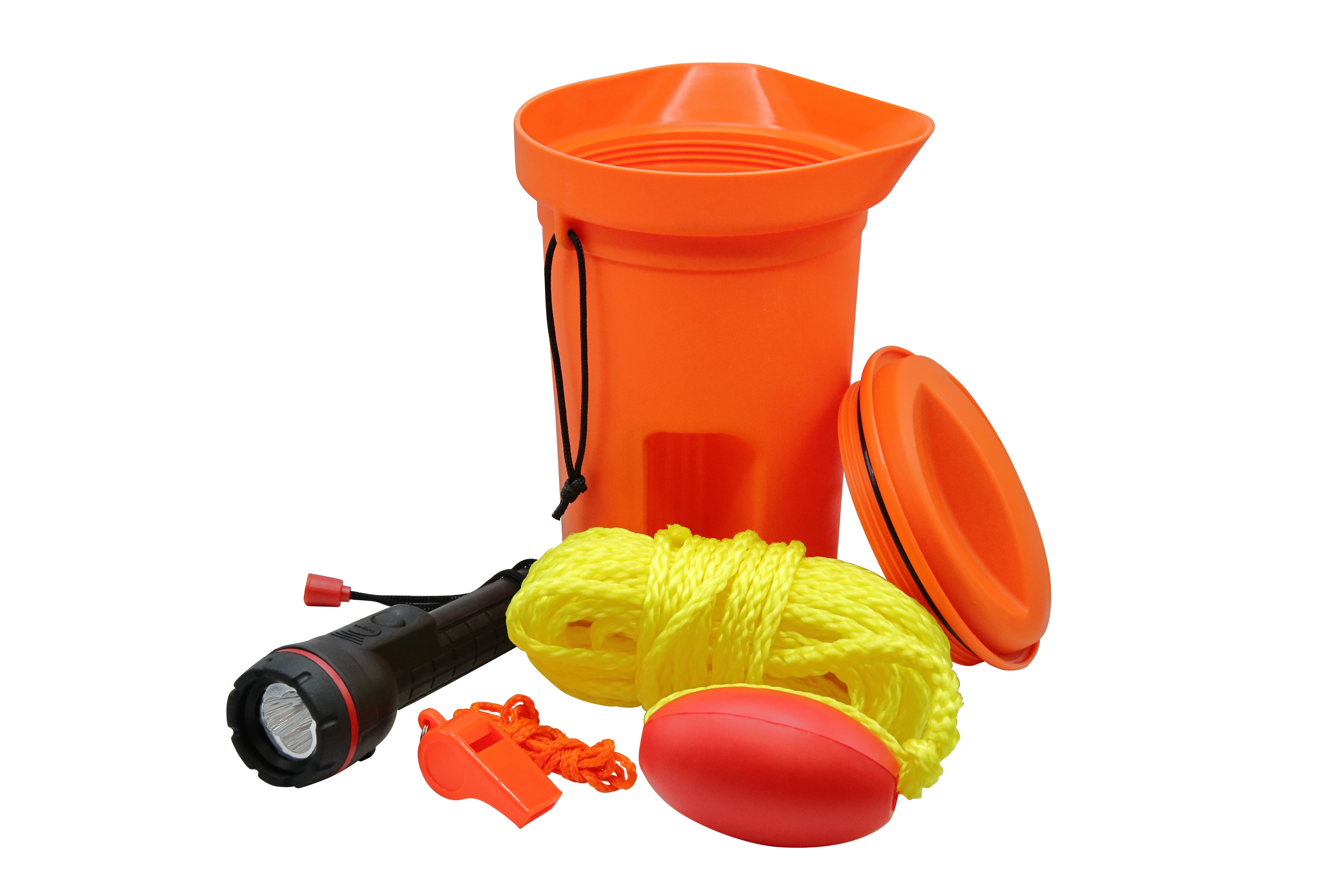 SeaSense 50074117 Boat Bailer Safety Kit with LED Flashlight