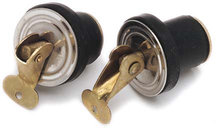SeaSense 50032352 Baitwell Bailer Plug 3/4 Inch Brass - Pair