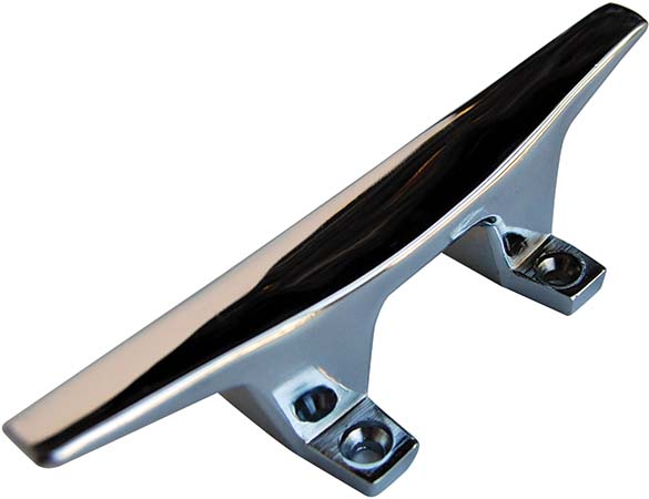 SeaSense 50062421 Dock Cleat 4.5" Zamak Chrome Plated - Pair