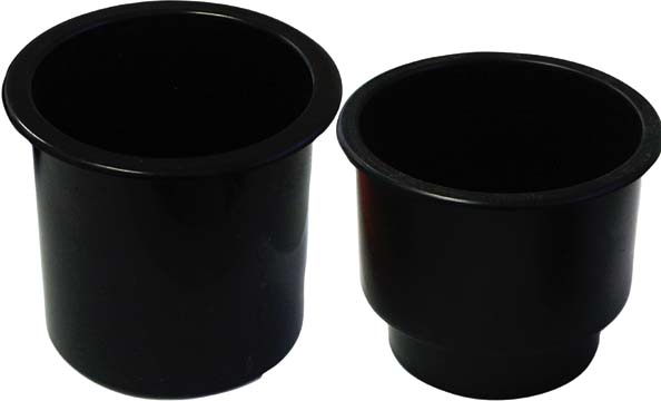 SeaSense 50091009 Black Recessed Cup Holder 3.25x4 Inch