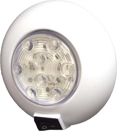 SeaSense 50023850 LED Surface Mount Dome Light 18 White LEDs