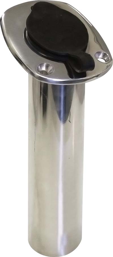 SeaSense 50091437 Flush Mount Stainless Steel Rod Holder with Cap