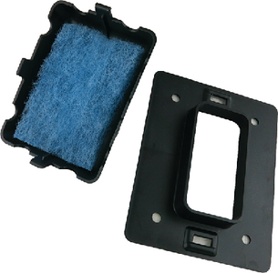 Shrinkwrap Accessories DS683F Weather-Tight Filter Vent with Replaceable Filter Pad