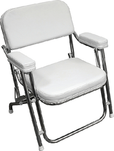 Wise Seating 3316784 Promotional Deck Chair, Brite White