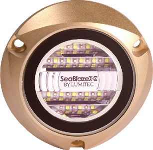 Lumitec 101515 SeaBlaze X2 Underwater LED Light Bronze Bezel Spectrum RGBW