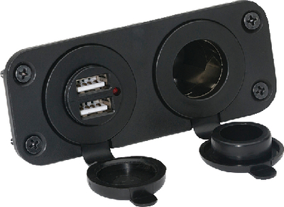 Attwood Marine 14262-6 Dual USB Adapter Charger 12V Marine