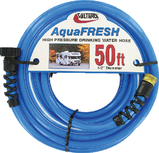 Valterra W019420 AquaFresh High Pressure RV Drinking Water Hose 5/8" x 35'