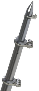 Taco Metals OT-0318HD-VEL 18' Deluxe Aluminum Telescoping Outrigger Pole