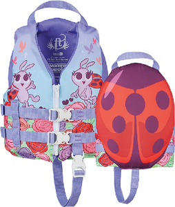 Full Throttle 104300-100-001-19 Child Water Buddy Life Vest Ladybug