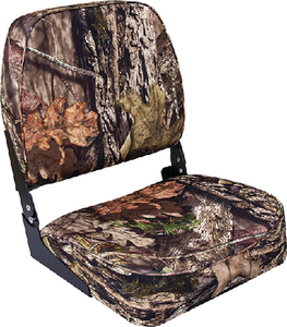Wise Seating 8WD618PLS-731 Low Back Folding Boat Seat Mossy Oak Break Up Country Camo