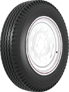 Loadstar Tires 30674 K353 480-12 Bias Tire and Wheel Assembly 5 Lug White Stripe