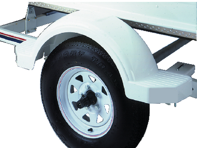 Wesbar 508574 Fulton Plastic Trailer Fender - High-Density Polyethylene
