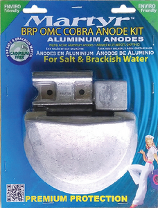 Martyr Anodes CMCOBRAKITM Complete Anode Kit for BRP OMC Cobra Sterndrives, Magnesium