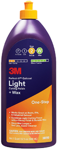 3M 36109 Perfect-It Gelcoat Light Cutting Polish + Wax, Pint