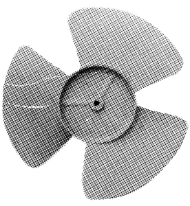 Vent Line By Dexter BVA031200 Fan Blade 6 Inch Diameter Clockwise Rotation