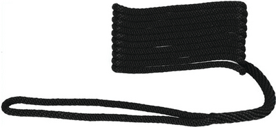 Attwood Marine 11752-7 3/8" x 15' Solid Braid Polypropylene Rope Black