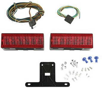 Attwood Marine 14064-7 LED Low-Profile Trailer Light Kit