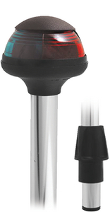Attwood Marine 5092-14-7 14-Inch Angled Bi-Color Navigation Light with 2-Pin Pole Mount