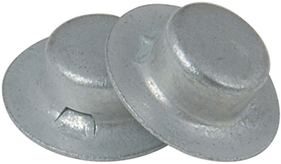 C.E. Smith 10800A Cap Nut 1/2 Inch Zinc Plated Push-On 8 Pack