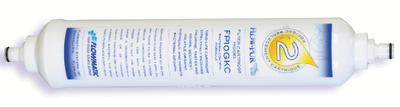 Flowmatic Systems FP10GKC Replacement GAC/KDF Inline Water Filter with Quick Connect