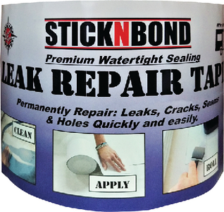 Leisuretime Products 60023 StickNBond White Seam Repair Tape 4" x 25'