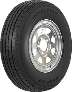 Loadstar Tires 31987 ST185/80R-13 Radial Trailer Tire and Wheel Assembly 5-Lug Galvanized