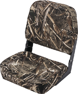 Wise Seating 8WD618PLS733 Camouflage Fold-Down Boat Seat, Realtree Max-5