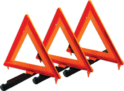 Orion 461 DOT Compliant Emergency Warning Triangles 3-Pack