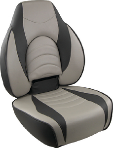 Springfield Marine 1041634-1 Fish Pro High Back Boat Seat Charcoal Gray