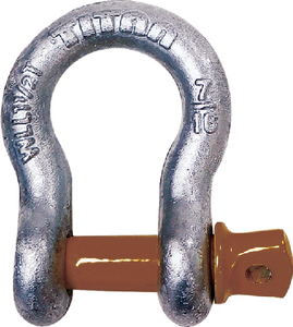 HWH 10319053 Hot Galvanized Bow Shackle 7/16 Inch Anchor Shackle